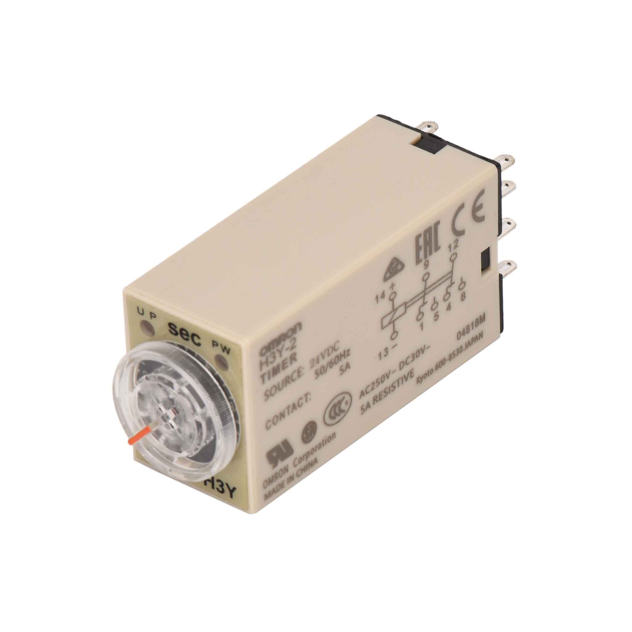 Solid State Timer H3Y-2 | Output 250 VAC | Input 24 VDC | 5 Amp | Impo