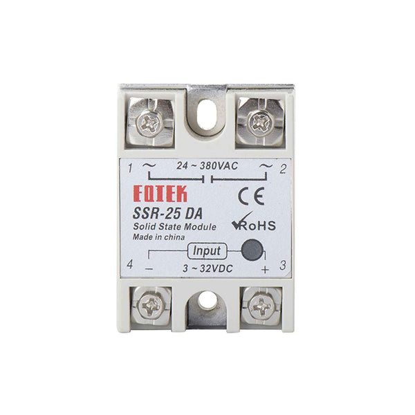 Relays SSR - 25 Amp | Output24-380 VAC | 3-32 VDC | Fotek