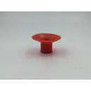 Red Colour Washer Big | Top Outer Dia 32 mm | Bottom Outer Dia 15 mm | Height 18 mm | Nozzle Dia 7 mm | Imported