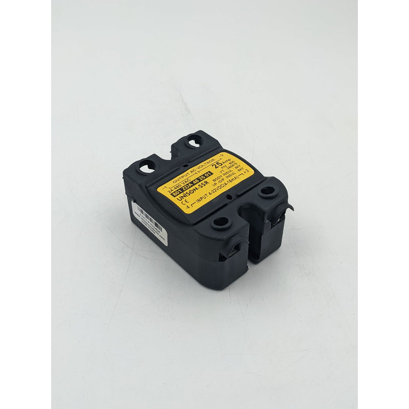 Relays SSR | 25 Amp | Output 24-480 VAC | Input 4-32 VDC | Unison