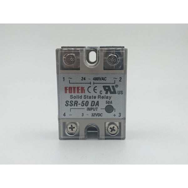 Relays SSR |50AMP | Output 24-380 VAC | Input 3 - 32 VDC | Fotek