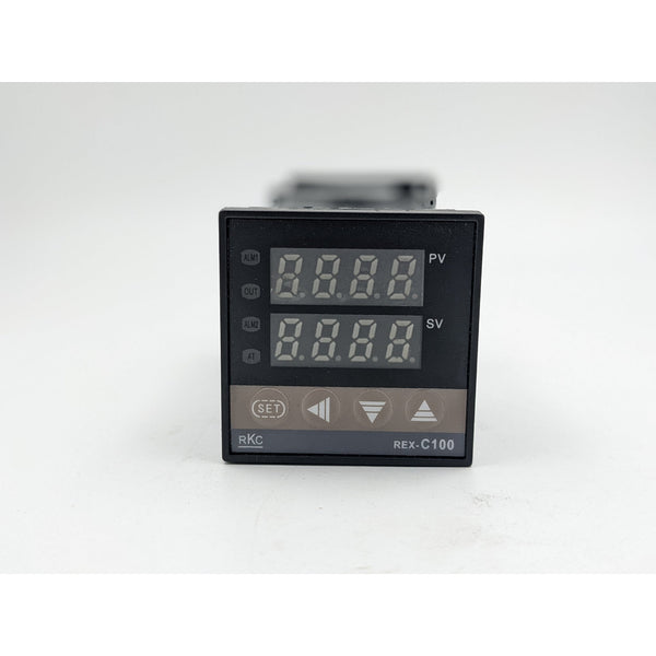 Temperature Controller | REX-C100 | 48 mm x 48 mm | PID | 220 VAC |  Output SSR | RKC