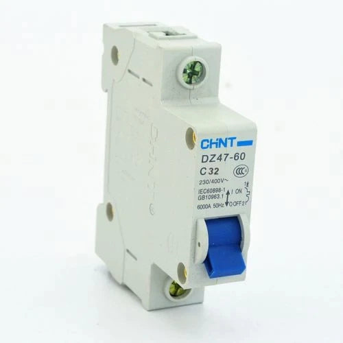 Circuit Breaker | DZ47-60 | 32 Amp | 3 NO | 230 VAC | Chint