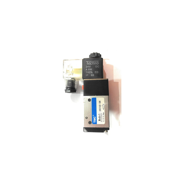 Solenoid Valve I 3V210-08 I 24V DC I 4.8W I IP65 I Working Pressure 0.15 - 0.8 MPA I Techno