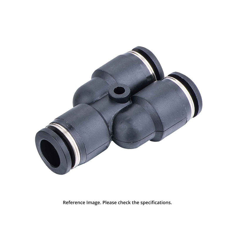 Equal Y Pipe Connector | Tube Outer Dia 6 mm | Imported