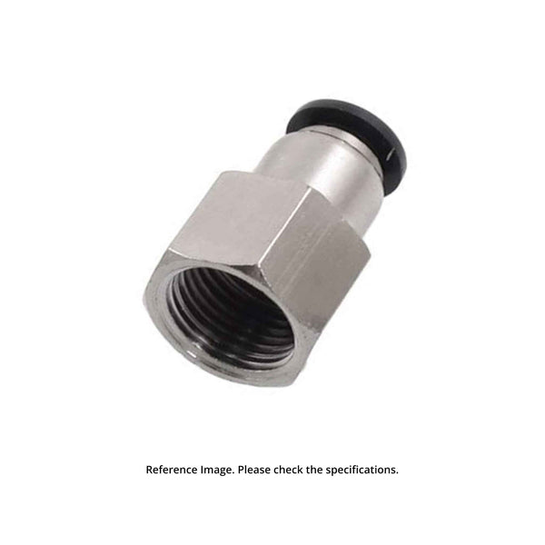 Female Connector | Tube Outer Dia 6 mm | Threaded connection M5 | Imported