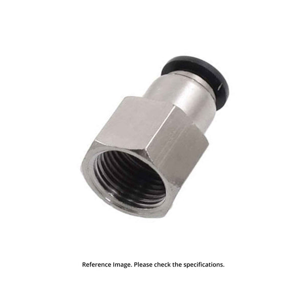 Female Connector | Tube Outer Dia 8 mm | Threaded connection M6 | Imported