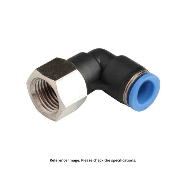 Female Connector | Tube Outer Dia 8 mm | G Thread 1/4 Inch | Imported