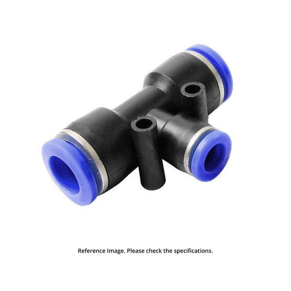 Unequal Tee Pipe Connector | Tube Outer Dia 10mm/10mm/8mm | Imported