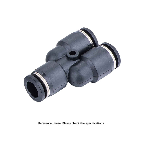 Unequal Y Pipe Connector | Tube Outer Dia 8mm/6 mm/6mm | Imported