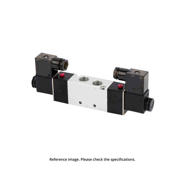 Double Solenoid Pneumatic Valve | DS255SS61-W | 1/4 inch | 5/2 ways | 220VAC | Janatics